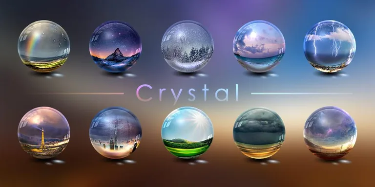 Crystal GO Weather Widget Theme screenshot 3