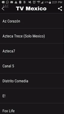 TV México screenshot 2