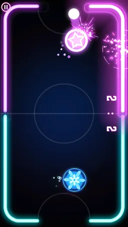 Neon Hockey screenshot 2