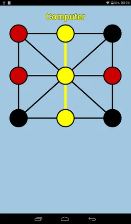 Three men's Morris (Three Games) screenshot 8