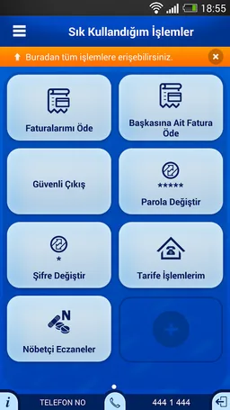 Online İşlemler – Ev Telefonu screenshot 2