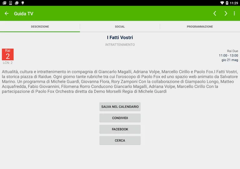 TV Guide Italy FREE screenshot 8