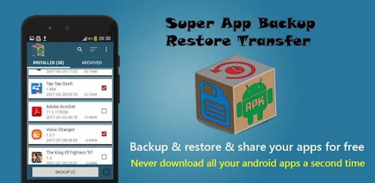 Super Backup App Restore Transfer cover image