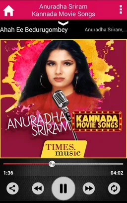 Anuradha Sriram Kannada Movie Songs screenshot 6
