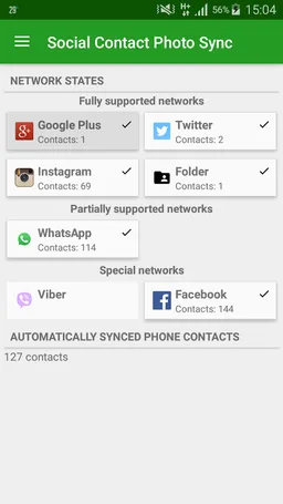 Social Contact Photo Sync screenshot 1