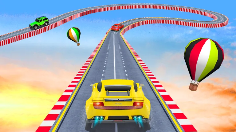 Offroad Jeep Driving Tricky Stunt Master screenshot 6