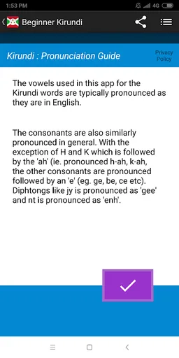 Beginner Kirundi screenshot 5
