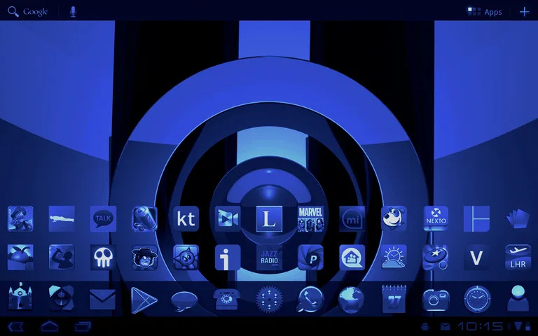 Deep blue Theme screenshot 1