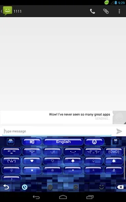 Blue Keyboard screenshot 10