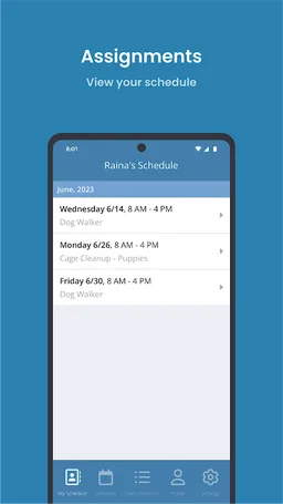 Volunteer Scheduler Pro screenshot 2