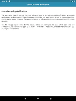 User Guide for Mi Band 3 screenshot 9