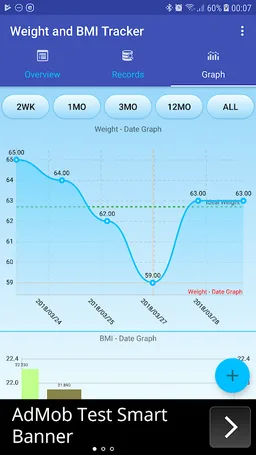 Weight BMI BMR Tracker screenshot 5