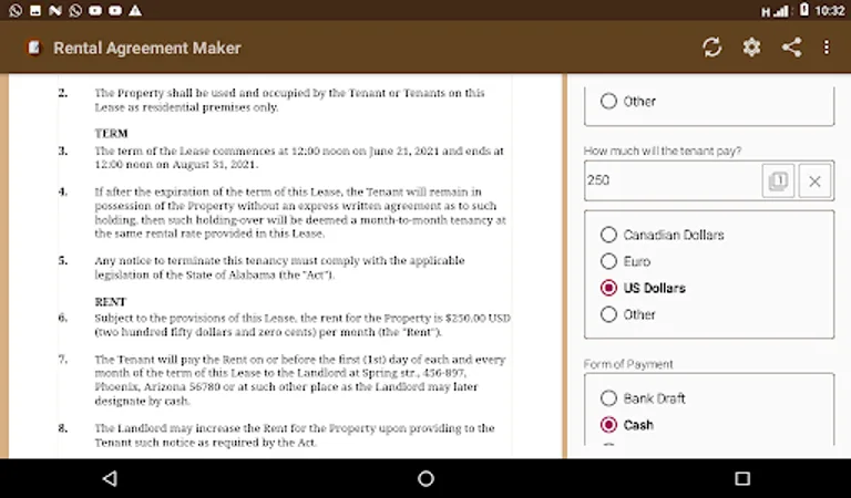 Rental Agreement Maker screenshot 15
