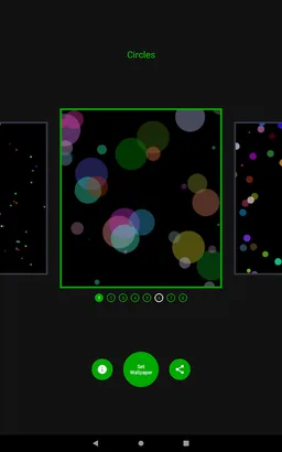 Circles Live Wallpaper screenshot 4