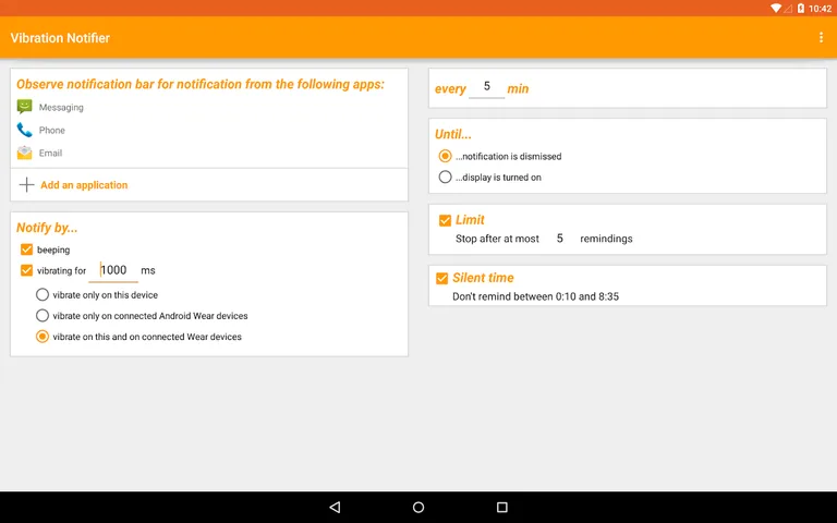 Vibration Notifier screenshot 4