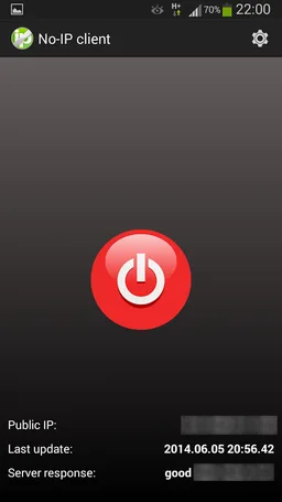 No-IP client screenshot 1