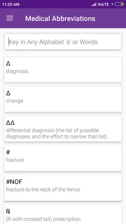 Medical Abbreviations screenshot 3