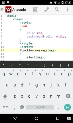 Anacode IDE Android/C/C++/JAVA screenshot 6