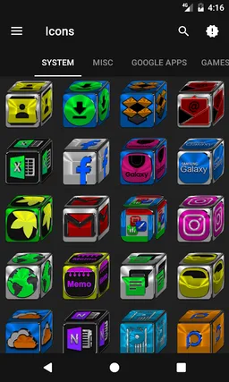 Cube Icon Pack v8.3 (Free) screenshot 5