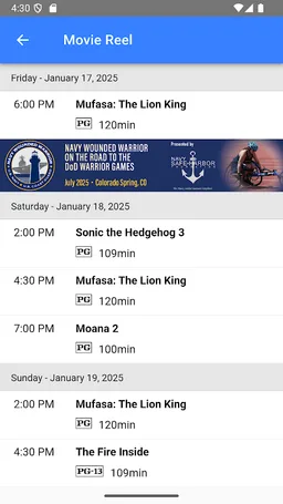 NavyMWR Fort Worth screenshot 3