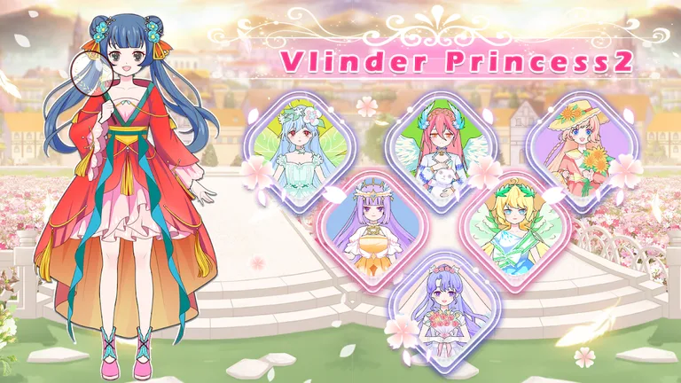 Vlinder Princess2 dressup game screenshot 6