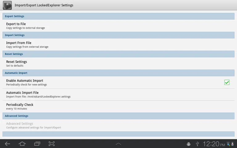 Locked File Explorer screenshot 12