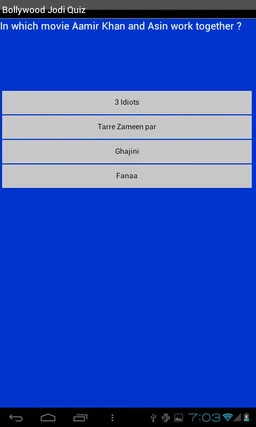 Bollywood Quiz screenshot 4