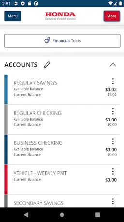 Honda FCU Mobile screenshot 2