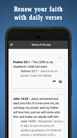 BIBLE SPANISH ENGLISH screenshot 7