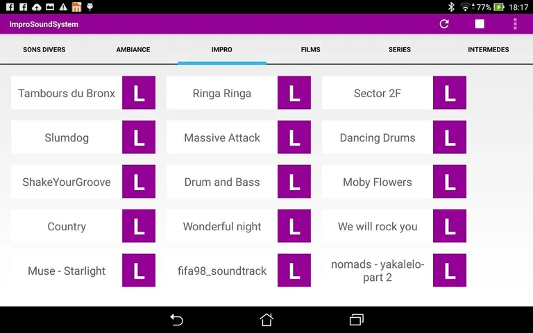 Impro Sound System screenshot 1