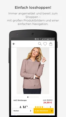 BAUR Mode Wohnen Shopping App screenshot 1