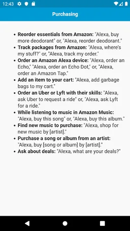 Commands for Echo Dot screenshot 4