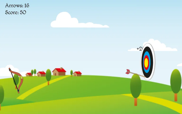 Bow-Arrow Archery 2d Shooting screenshot 7
