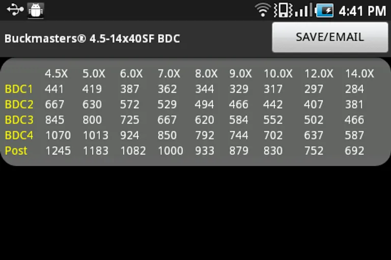 Nikon SpotOn Ballistic Match screenshot 4
