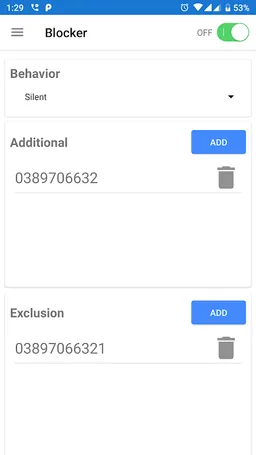 Blocker - Silent Unknown Call screenshot 2