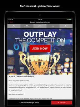 Bovada Casino Mobile Tracker screenshot 7