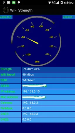 WiFi Strength screenshot 1