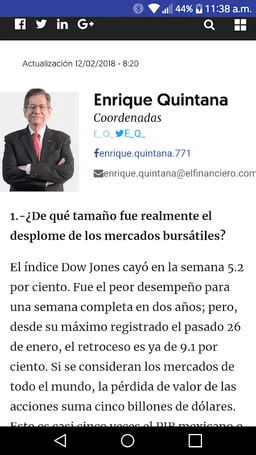 El Financiero screenshot 1
