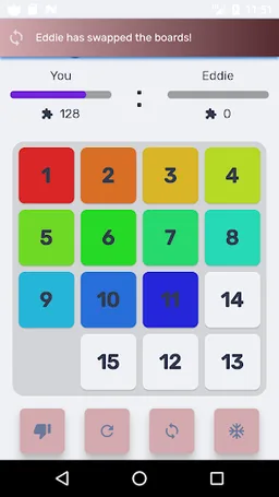 Puzzle 15 multiplayer screenshot 8