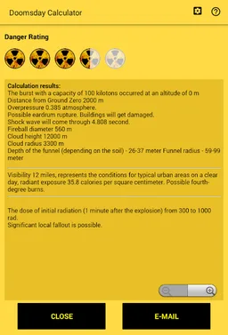 Doomsday Calculator screenshot 7