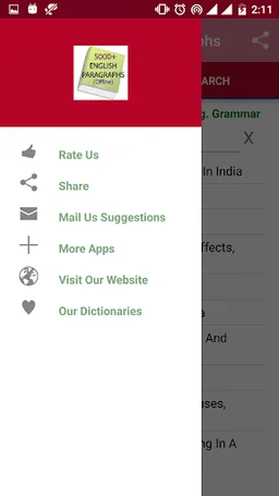 English Paragraphs Offline screenshot 2