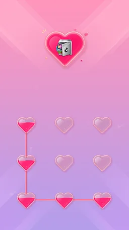 AppLock Live Theme Love screenshot 1