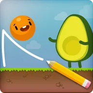 Where's My Avocado? Draw lines icon