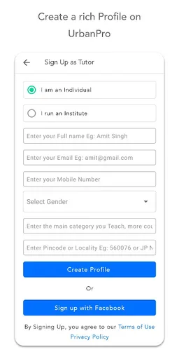 UrbanPro for Tutors screenshot 2