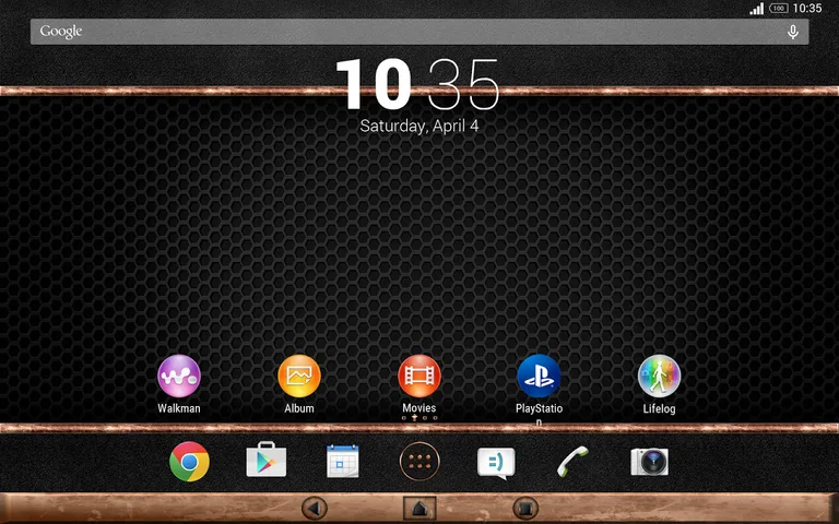 Black Copper Theme for XPERIA™ screenshot 6