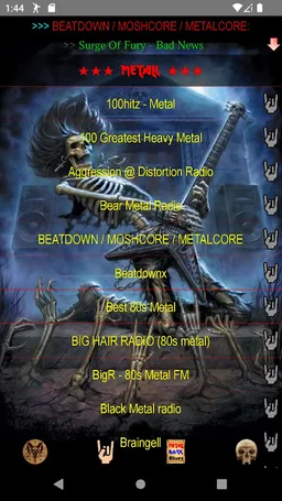 Heavy Metal & Rock music radio screenshot 2