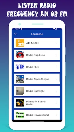 Vertical Radio App Schweiz FM screenshot 8