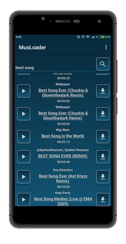 Music downloader screenshot 2