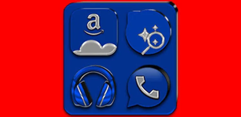 Blue Icon Pack Paid cover image