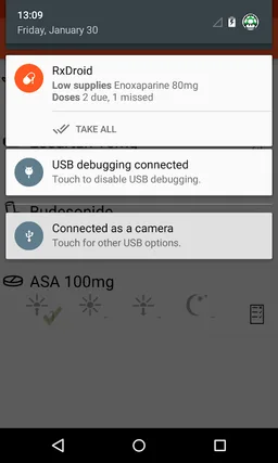 RxDroid screenshot 1